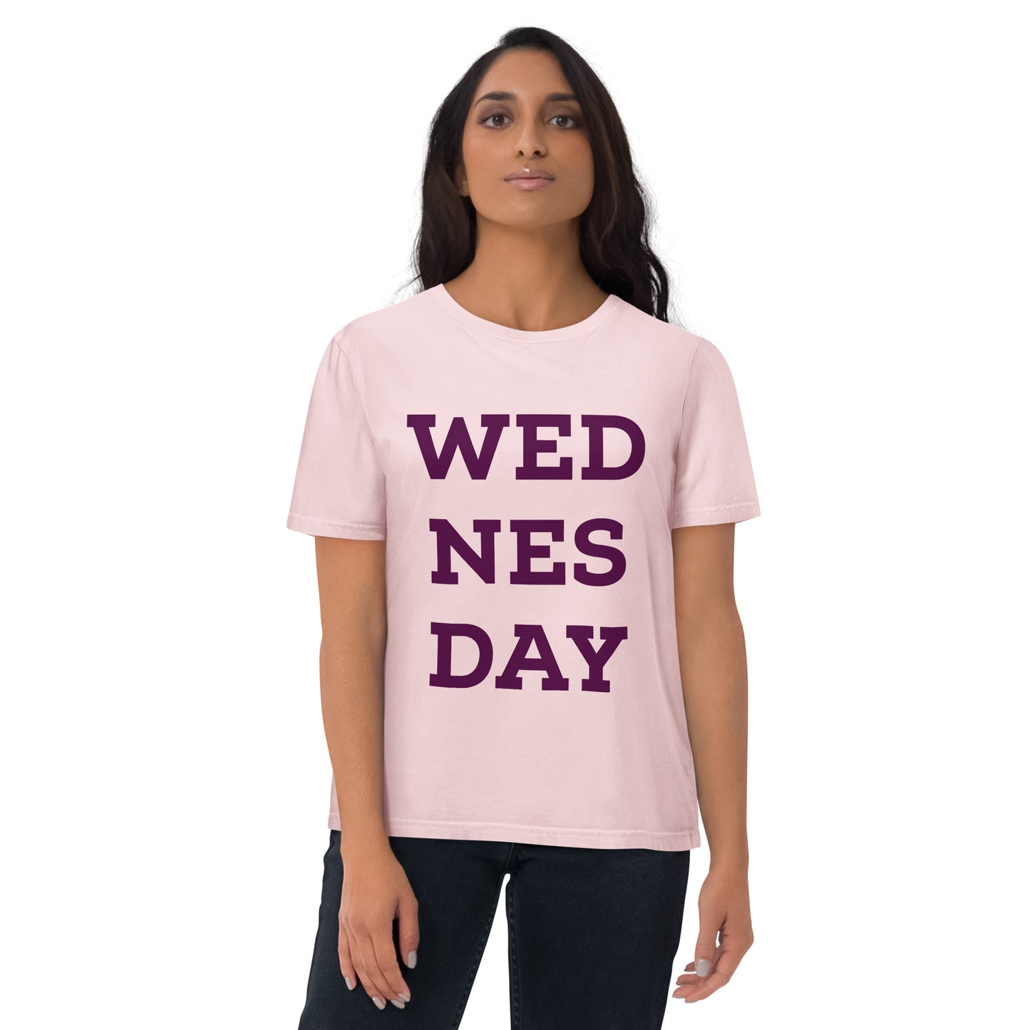 On Wednesdays We Wear Pink Unisex organic cotton t-shirt