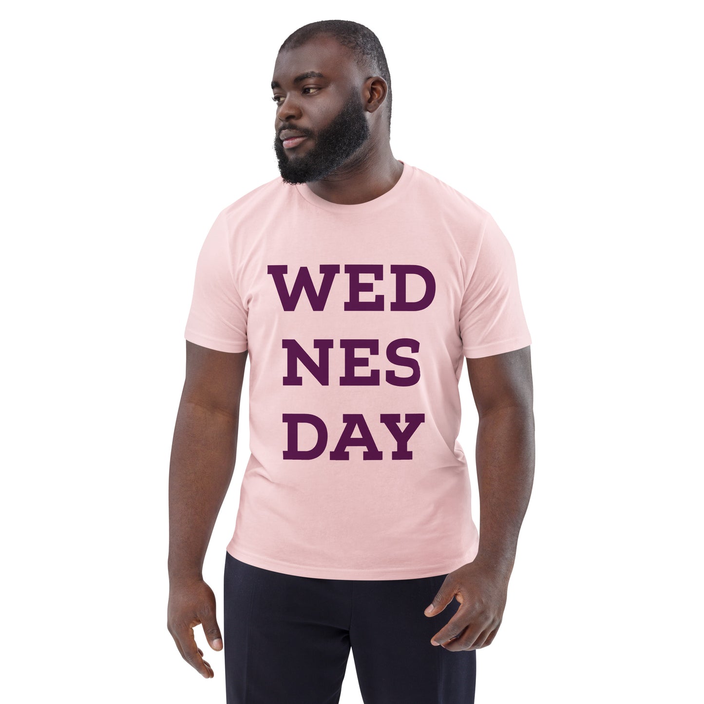 On Wednesdays We Wear Pink Unisex organic cotton t-shirt