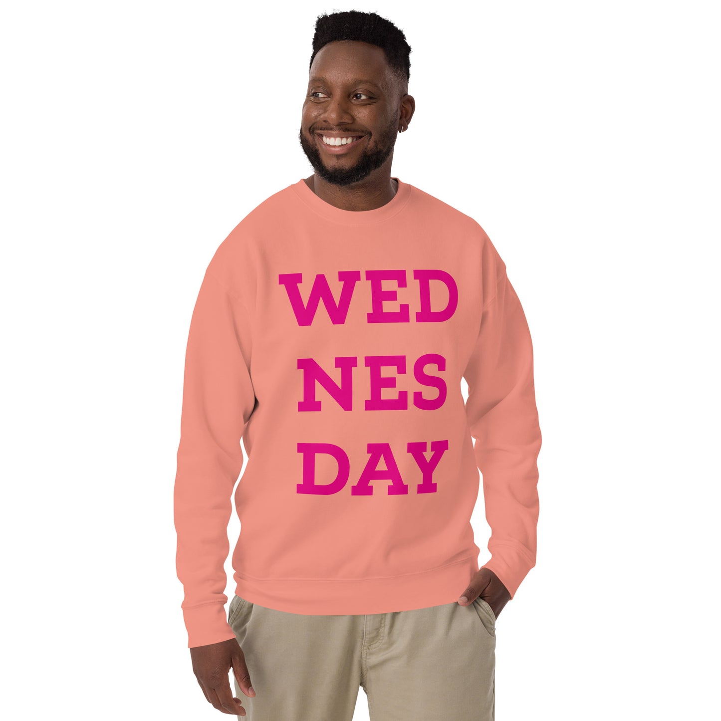 On Wednesdays We Wear Pink Unisex Premium Sweatshirt